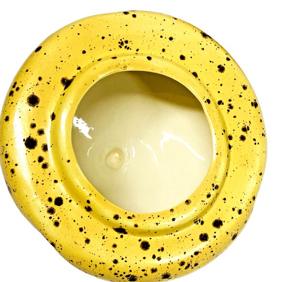 VANILLA ICE CREAM Vintage Waffle Cone 8" Tall Ceramic Cookie Jar Cannister - Picture 8 of 11